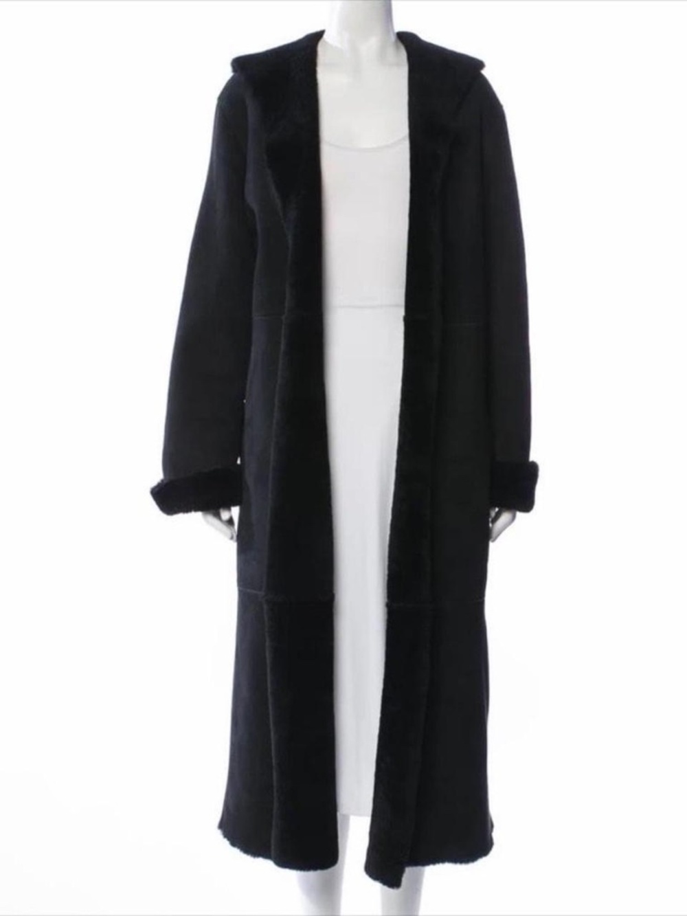 1990s Shearling Coat by Donna Karen DKNY